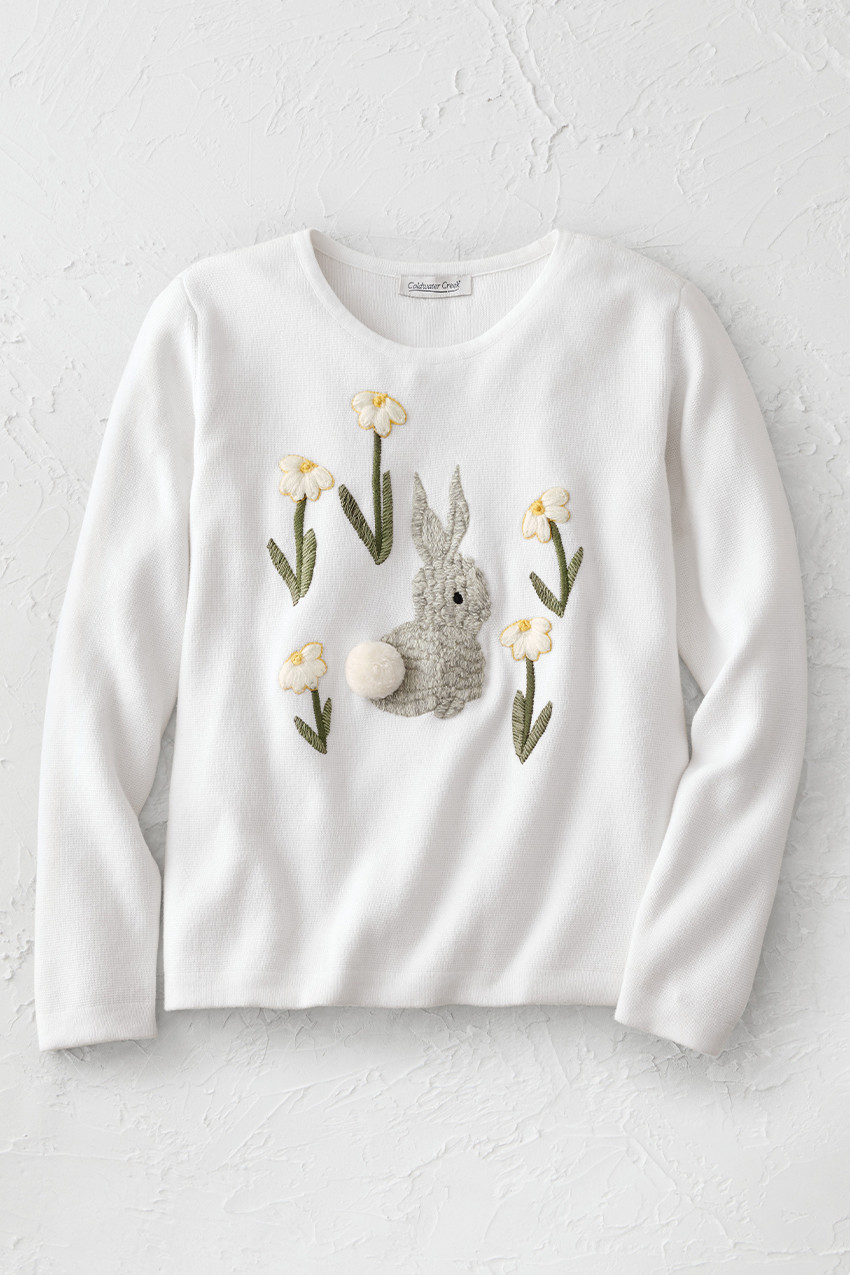 Bunny Trail Sweater - Coldwater Creek