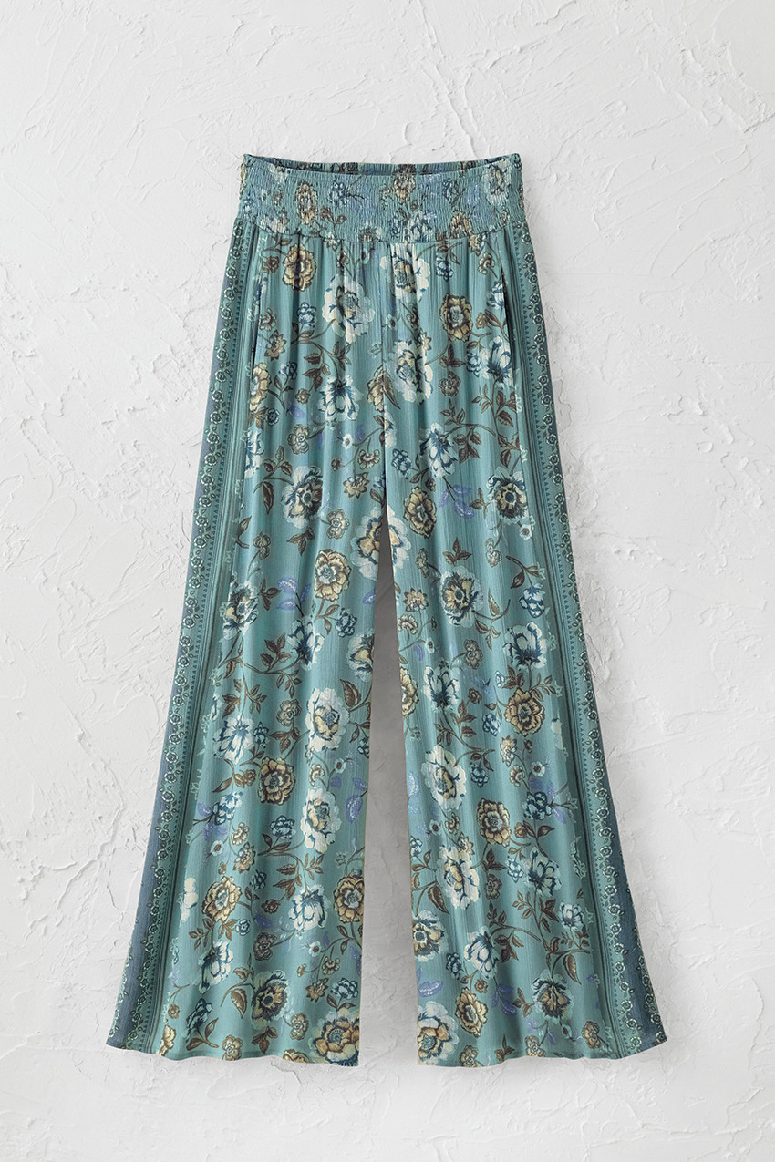 Trailing Roses Palazzo Pants - Coldwater Creek