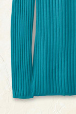 Ribbed Henley Sweater