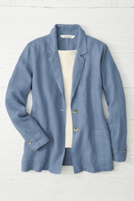 Linen Boyfriend Jacket