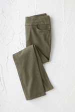 Knit Denim Mid Rise Slim-Leg Ankle Jeans