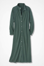 Snap-Front Sweatshirt Lounger