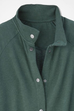 Snap-Front Sweatshirt Lounger