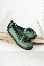 Dezi Leather Flats by Spring Step®