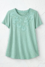 Swirling Petals Slub Tee