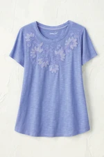 Swirling Petals Slub Tee