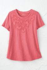 Swirling Petals Slub Tee