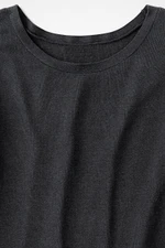 Cap-Sleeve Sweater Tee