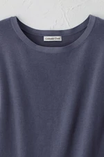 Cap-Sleeve Sweater Tee