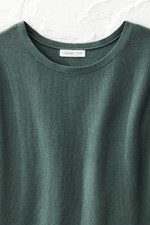 Cap-Sleeve Sweater Tee