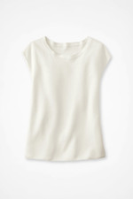 Cap-Sleeve Sweater Tee