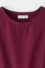Cap-Sleeve Sweater Tee