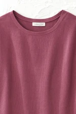 Cap-Sleeve Sweater Tee