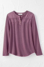 Textured Knit Henley