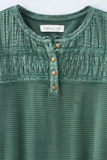 Textured Knit Henley