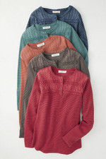 Textured Knit Henley