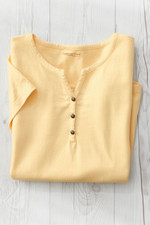 Vintage-Wash Henley