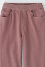 Knit Denim Mid Rise Leggings