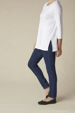 Knit Denim Mid Rise Leggings