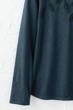 Leaf Embroidered Tee