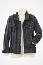 Knit Denim Jacket