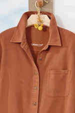 TENCEL™ Button Front Big Shirt