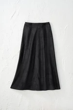 Faux Suede Skirt