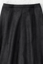Faux Suede Skirt