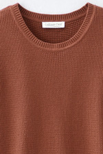 Glimpse of Plaid Sweater