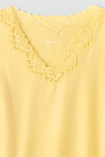 Longer Length Double Lace Tank