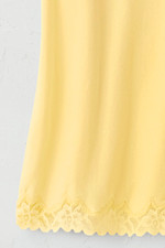 Longer Length Double Lace Tank