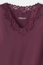 Longer Length Double Lace Tank