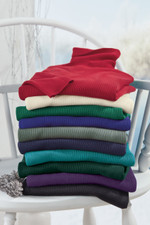 Ribbed Turtleneck Sweater