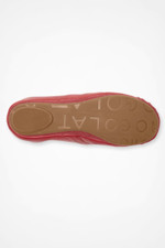 Pintuck Leather Flats by Chocolat Blu™