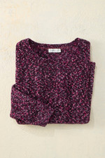 Color Twist Chenille Sweater