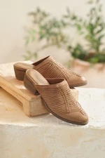 Amarillo Leather Mules by Walk With Me™
