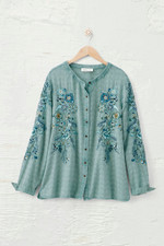 Flora Vista Embroidered Top