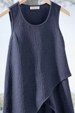 Light As Air Crossover Gauze Top