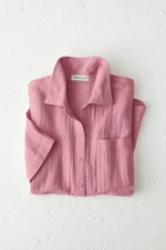 Summer Breeze Gauze Camp Shirt