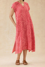 Batik Brushstroke Gauze Caftan