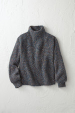 Marled Funnelneck Sweater