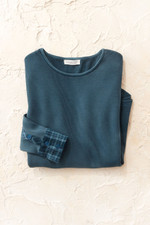 Plaid Pathways Waffle Tee