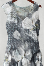 Midnight Magnolia Ruffle Dress by Komarov