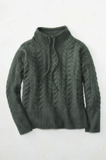 Weekend Boxy Cabled Sweater
