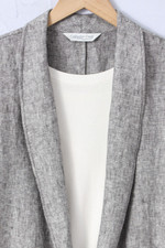 Ruched Linen Jacket