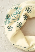 Floral Embroidered Neckerchief