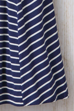 Striped Knit Maxi Skirt