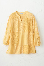 Lila Patchwork Lace Tunic