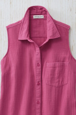 Summer Breeze Gauze Sleeveless Tunic