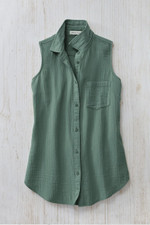 Summer Breeze Gauze Sleeveless Tunic